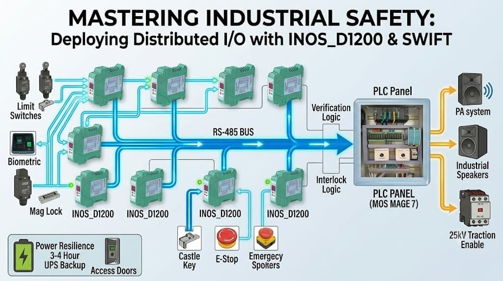 Use Case: Implementing a PLC-Based Access Control and Interlock System for
Railway Sheds